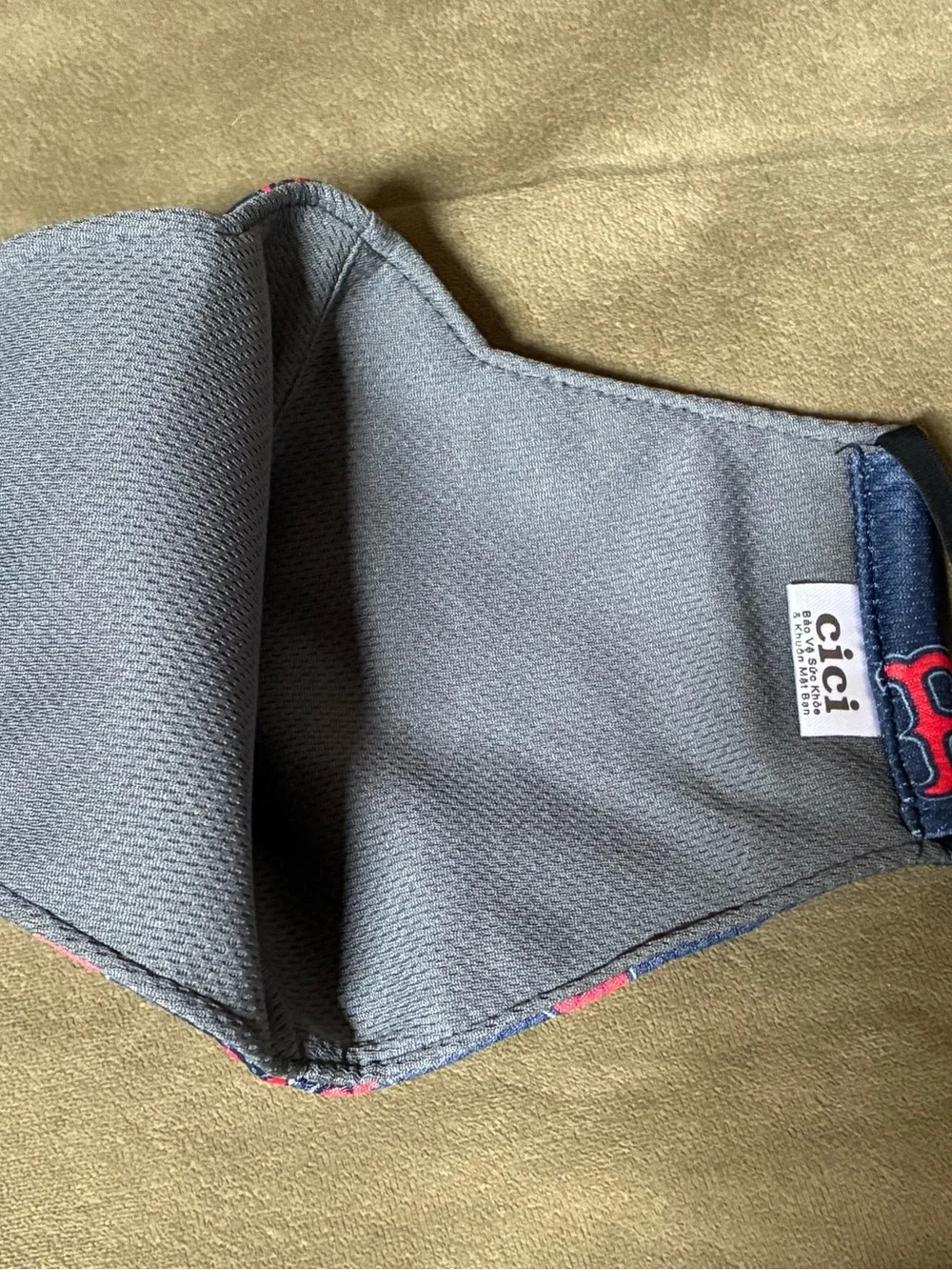 NWOT Boston Red Sox Navy Face Mask